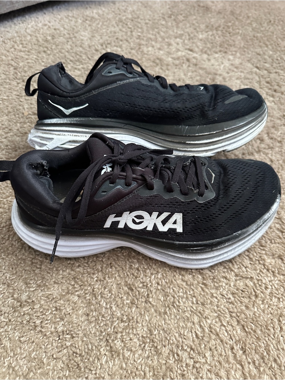 HOKA Women’s Black Running Sneakers